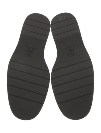 Brunello Cucinelli Monili Leather Loafers