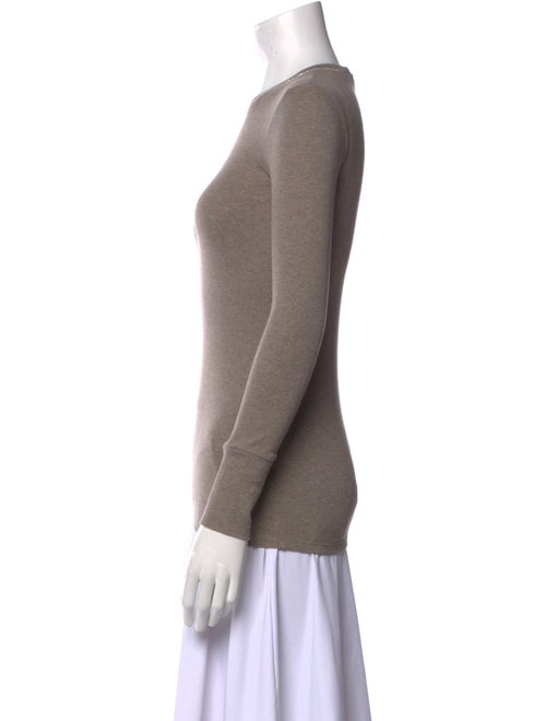 Brunello Cucinelli Crew Neck Long Sleeve Top