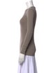 Brunello Cucinelli Crew Neck Long Sleeve Top