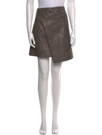 Brunello Cucinelli Virgin Wool Knee-Length Skirt