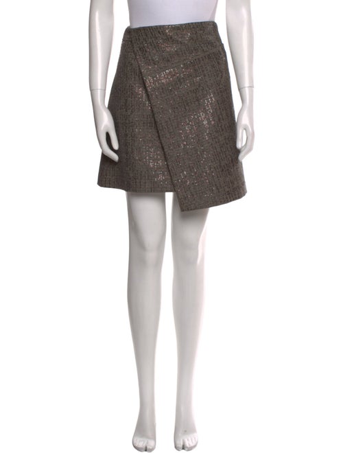 Brunello Cucinelli Virgin Wool Knee-Length Skirt