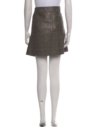 Brunello Cucinelli Virgin Wool Knee-Length Skirt