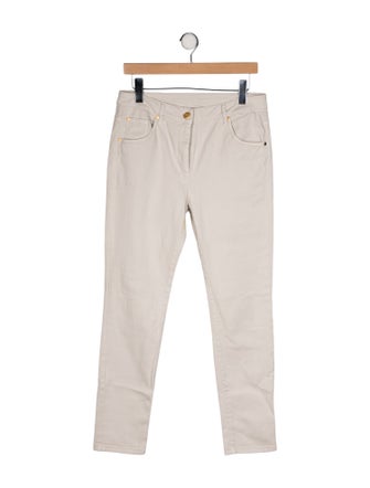 Brunello Cucinelli Mid-Rise Straight Leg Jeans