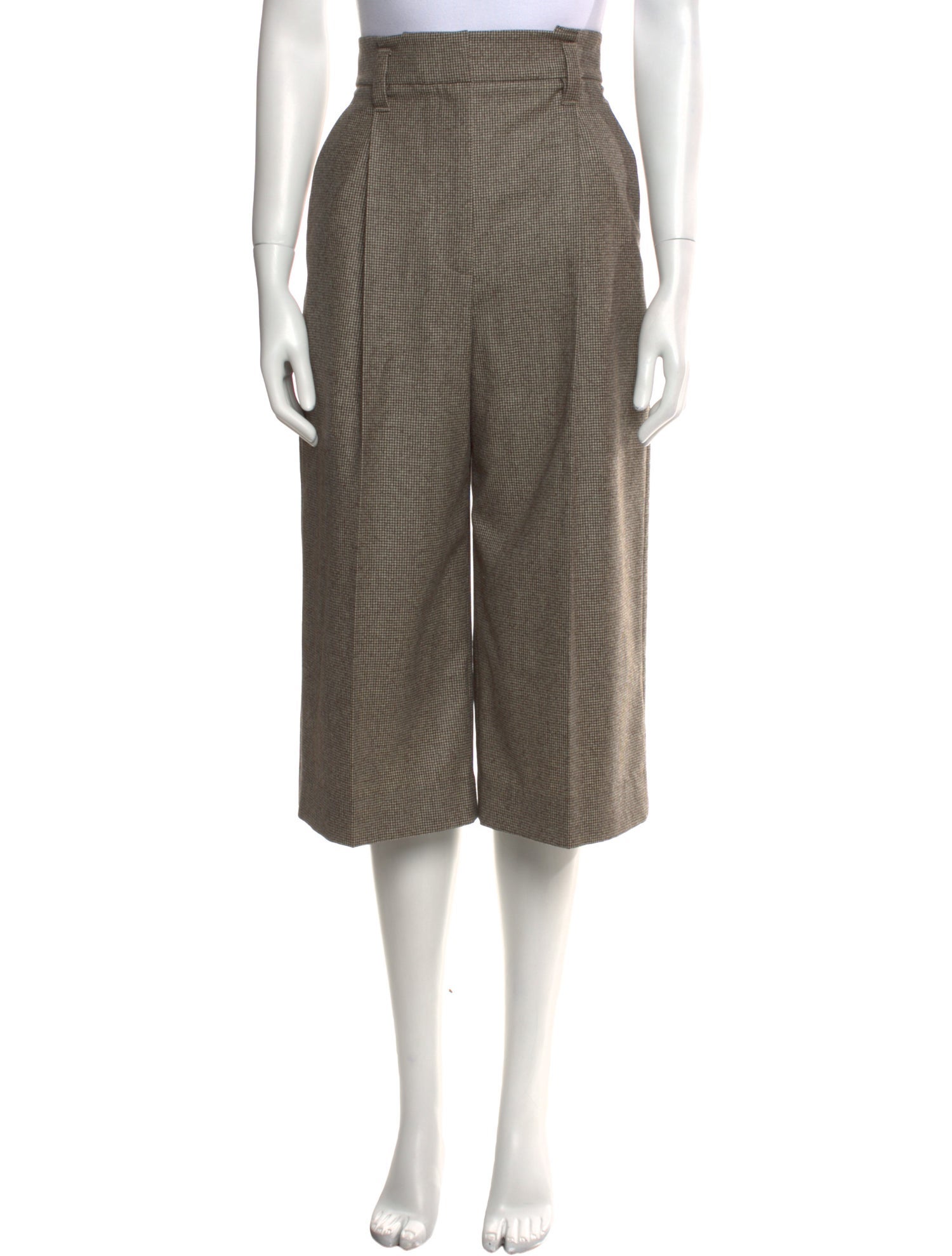 Brunello Cucinelli Virgin Wool Wide Leg Pants