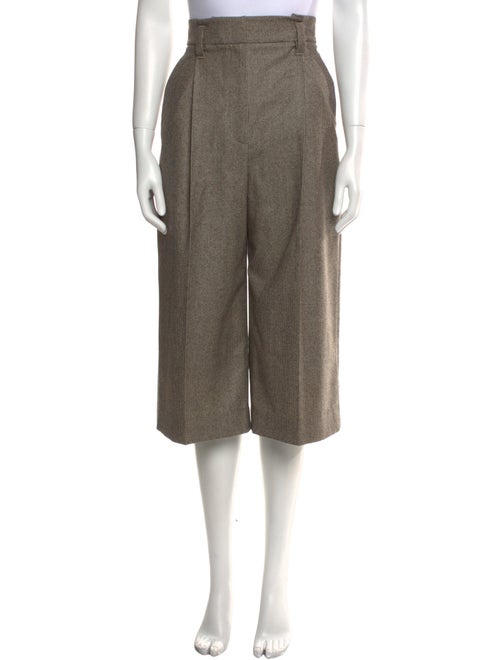 Brunello Cucinelli Virgin Wool Wide Leg Pants