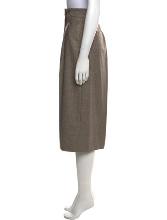 Brunello Cucinelli Virgin Wool Wide Leg Pants