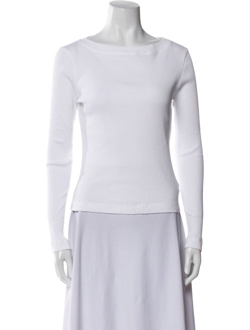 Brunello Cucinelli Scoop Neck Long Sleeve Top