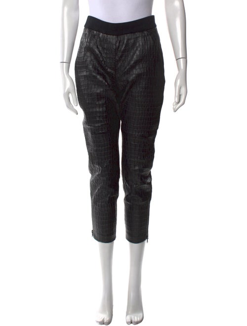Brunello Cucinelli Leather Skinny Leg Pants