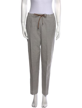 Brunello Cucinelli Virgin Wool Straight Leg Pants