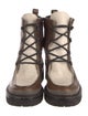 Brunello Cucinelli Monili Leather Combat Boots