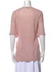 Brunello Cucinelli Linen Bateau Neckline T-Shirt