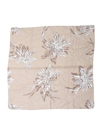 Brunello Cucinelli Silk Floral Print Scarf
