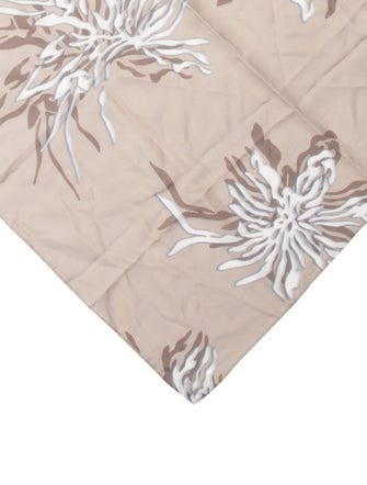 Brunello Cucinelli Silk Floral Print Scarf
