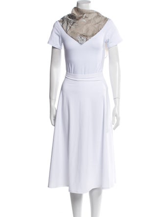 Brunello Cucinelli Silk Floral Print Scarf