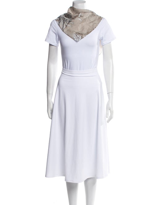 Brunello Cucinelli Silk Floral Print Scarf