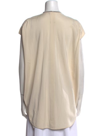 Brunello Cucinelli Silk Mock Neck Tunic