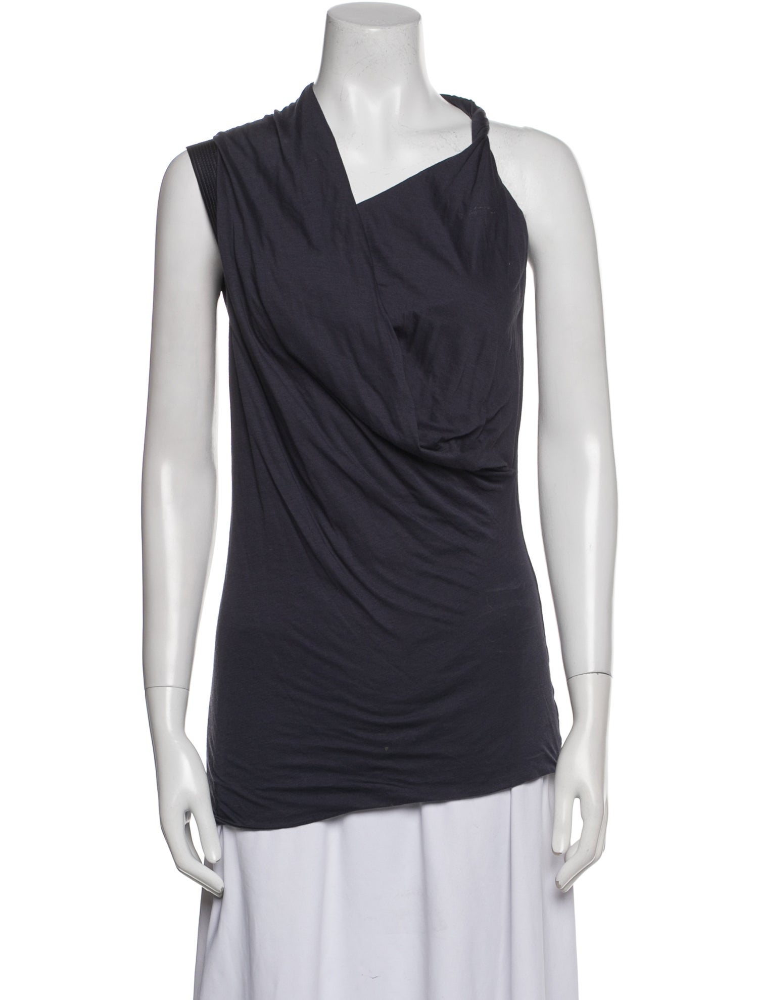 Brunello Cucinelli Silk Cowl Neck Top