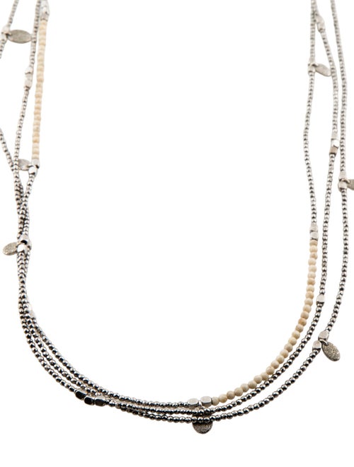 Brunello Cucinelli Multistrand Stone Beaded Necklace