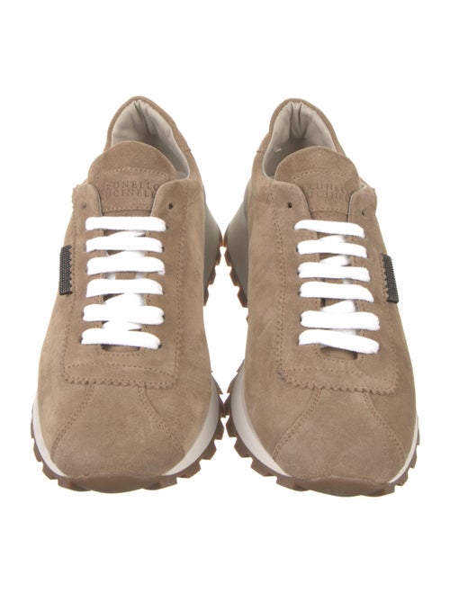Brunello Cucinelli Monili Suede Sneakers