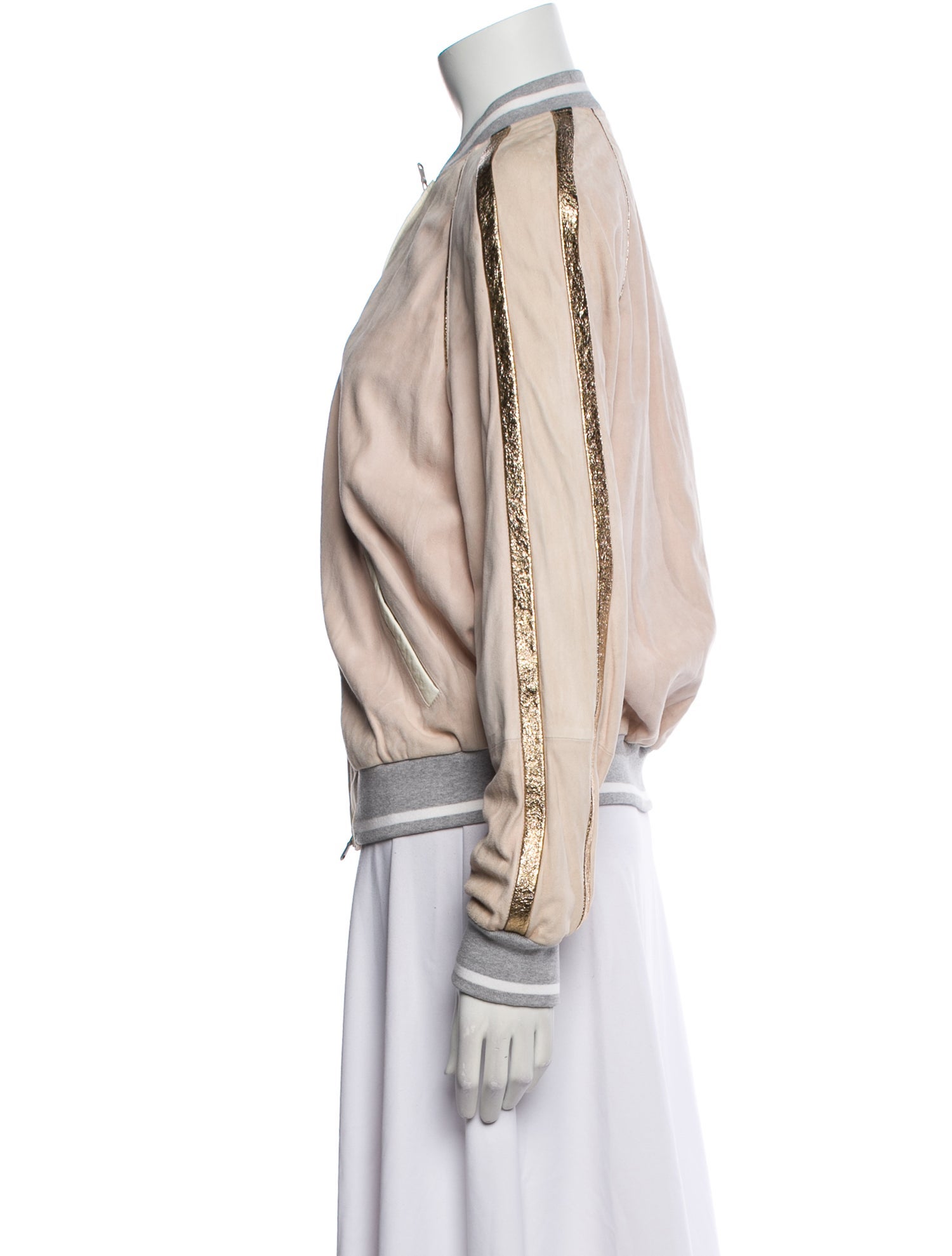 Brunello Cucinelli Leather Bomber Jacket