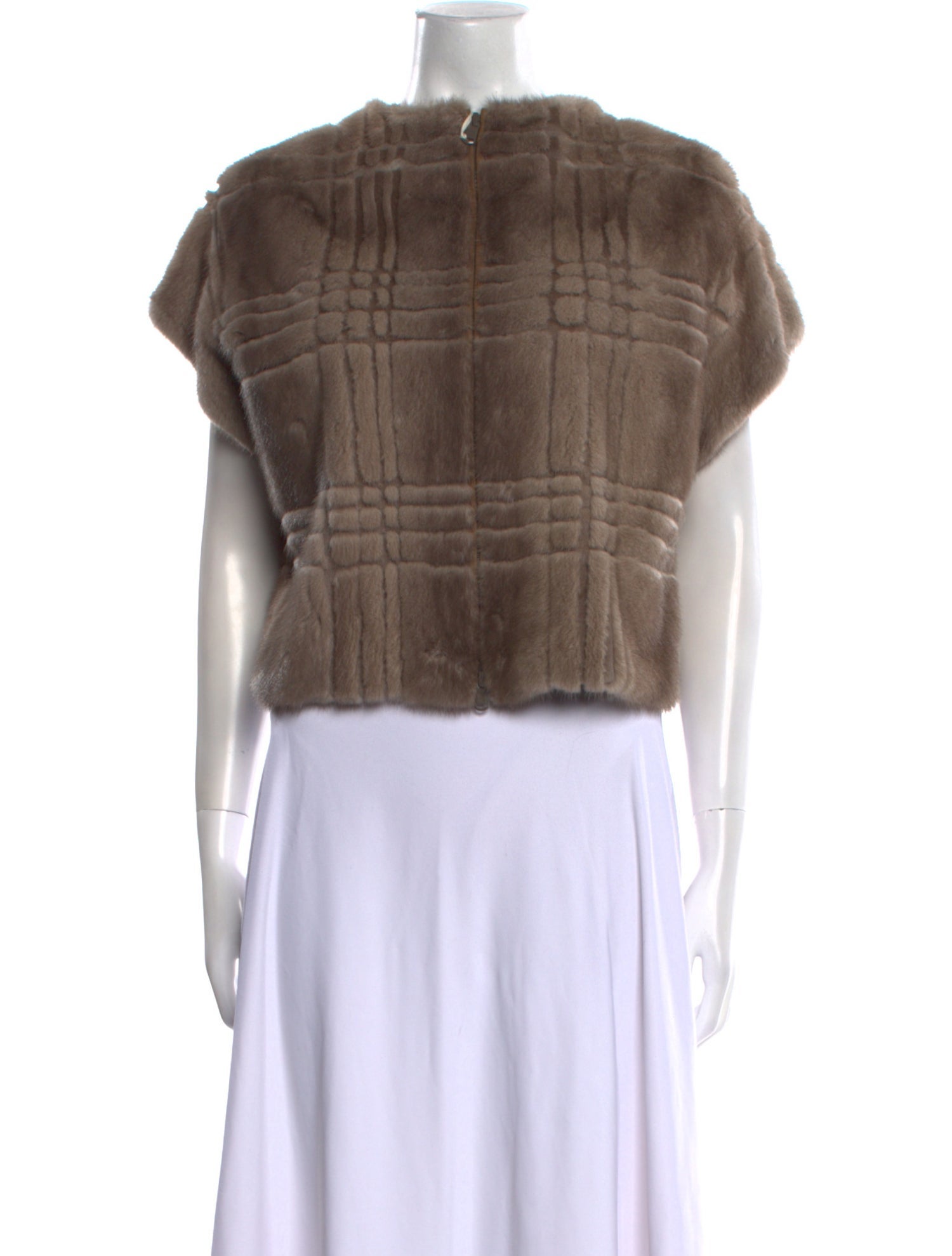 Brunello Cucinelli Mock Neck Short Sleeve Crop Top w/ Tags