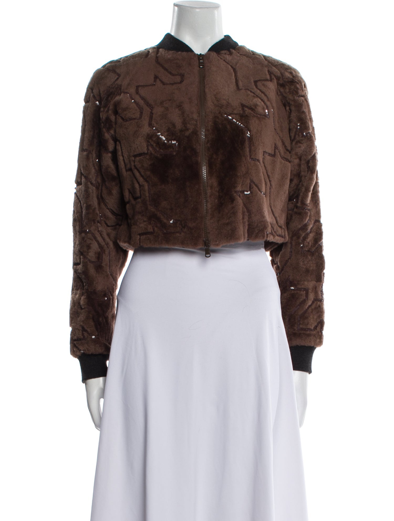 Brunello Cucinelli Cashmere Faux Fur Jacket w/ Tags