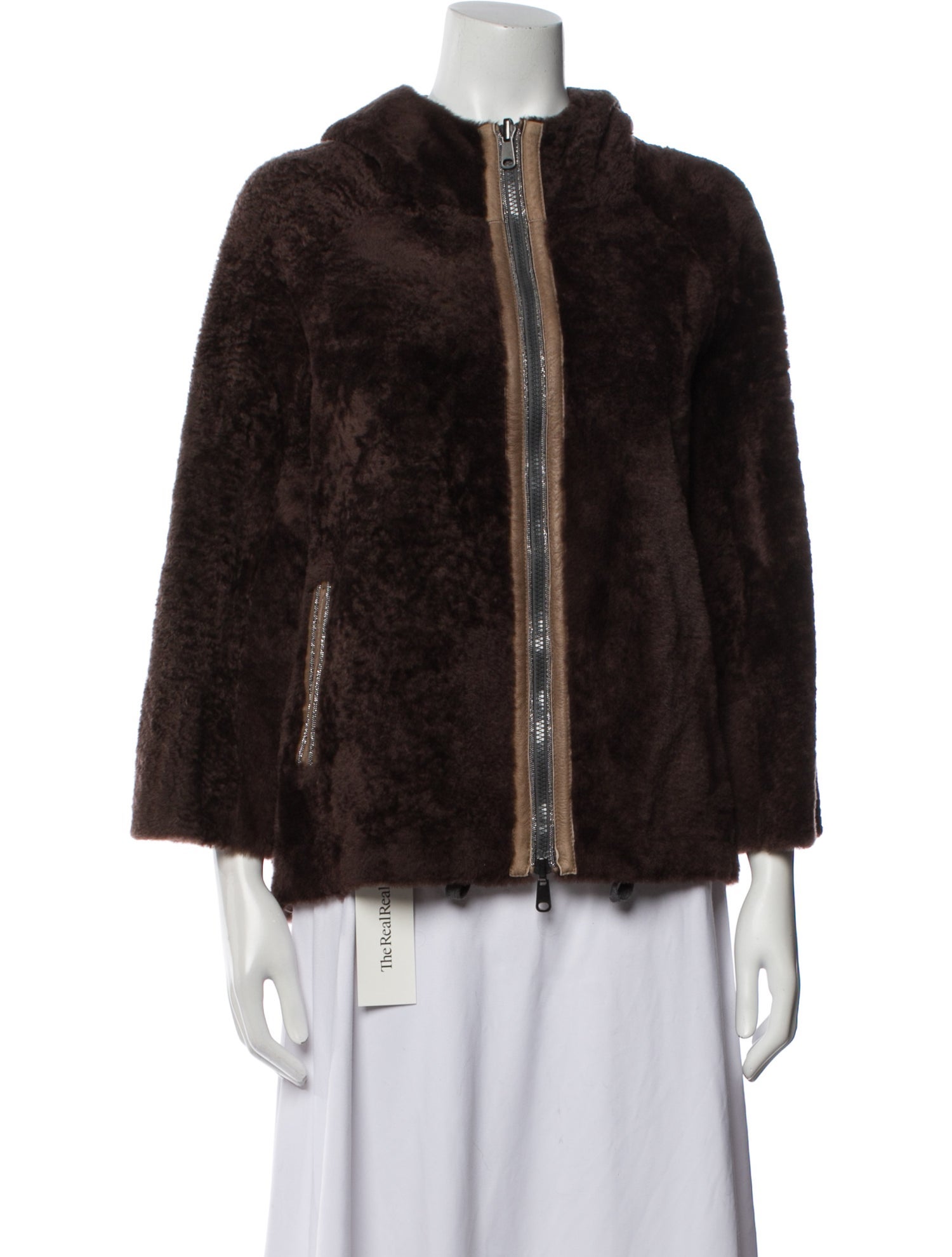 Brunello Cucinelli Faux Fur Jacket