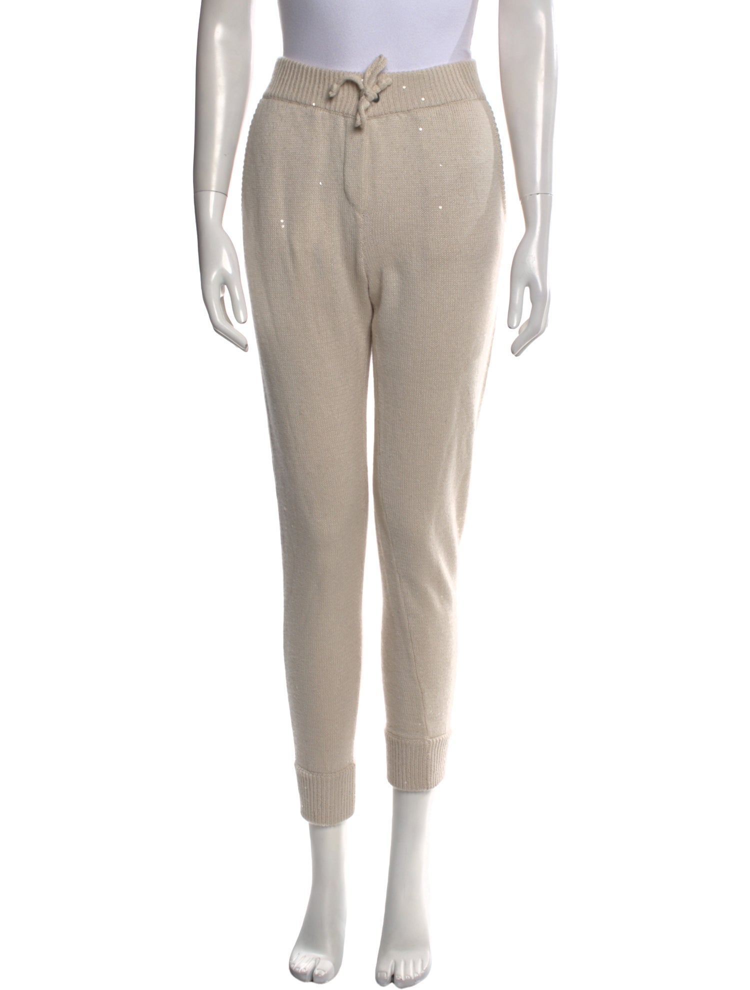 Brunello Cucinelli Cashmere Skinny Leg Pants