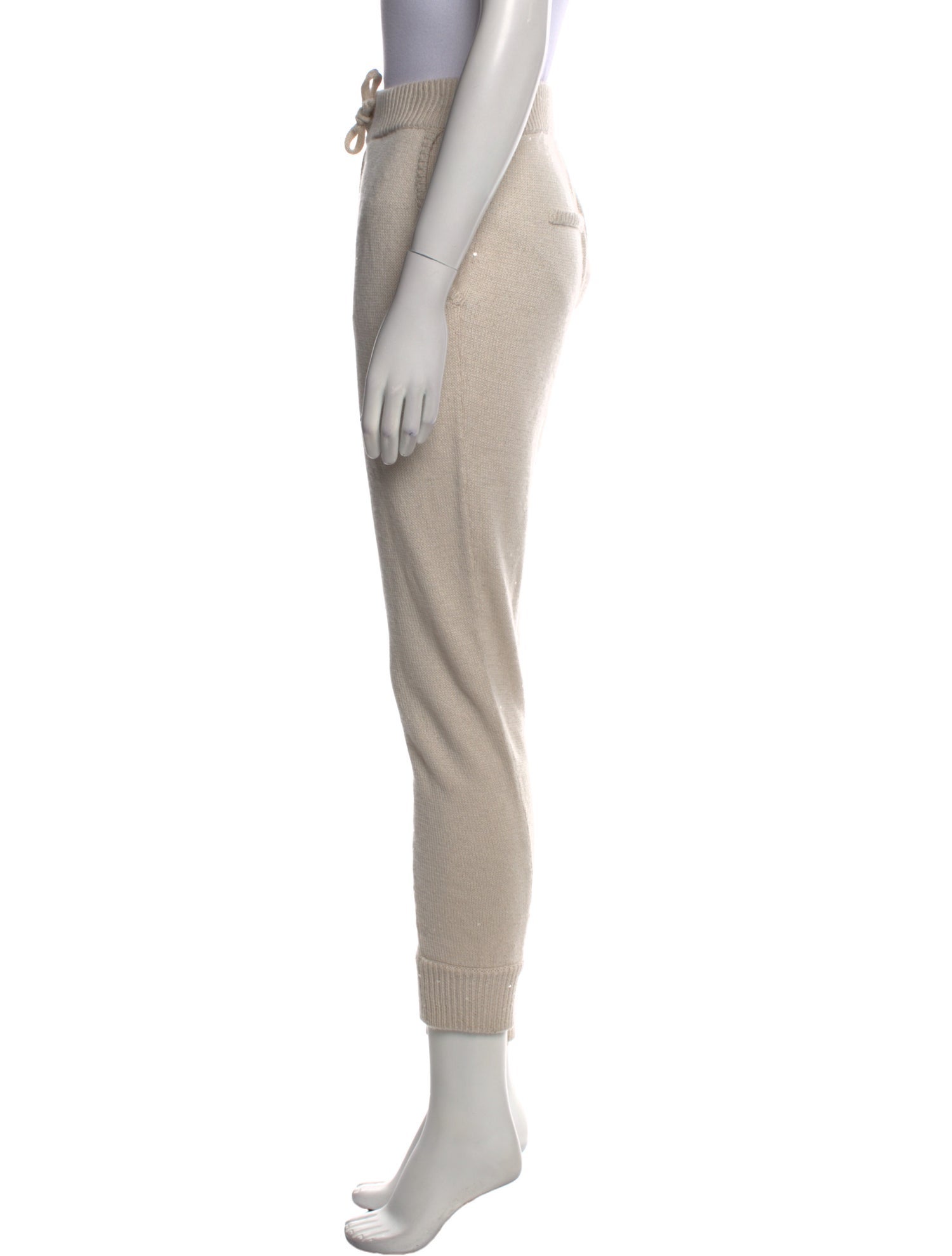 Brunello Cucinelli Cashmere Skinny Leg Pants