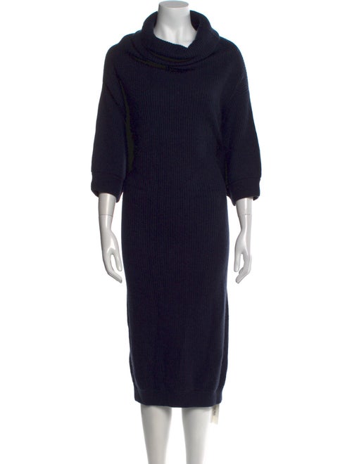 Brunello Cucinelli Cashmere Midi Length Dress