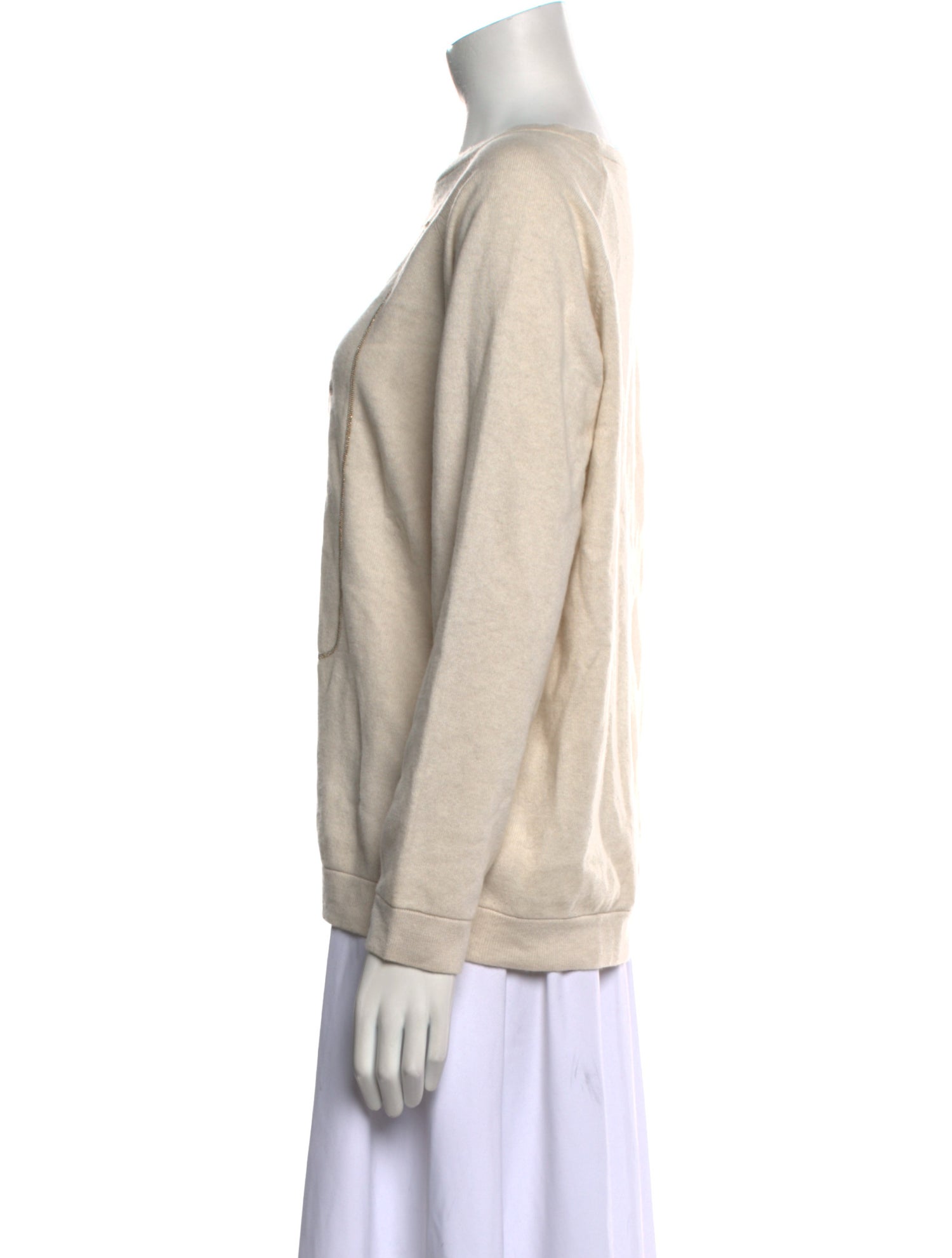 Brunello Cucinelli Wool Graphic Print Sweater