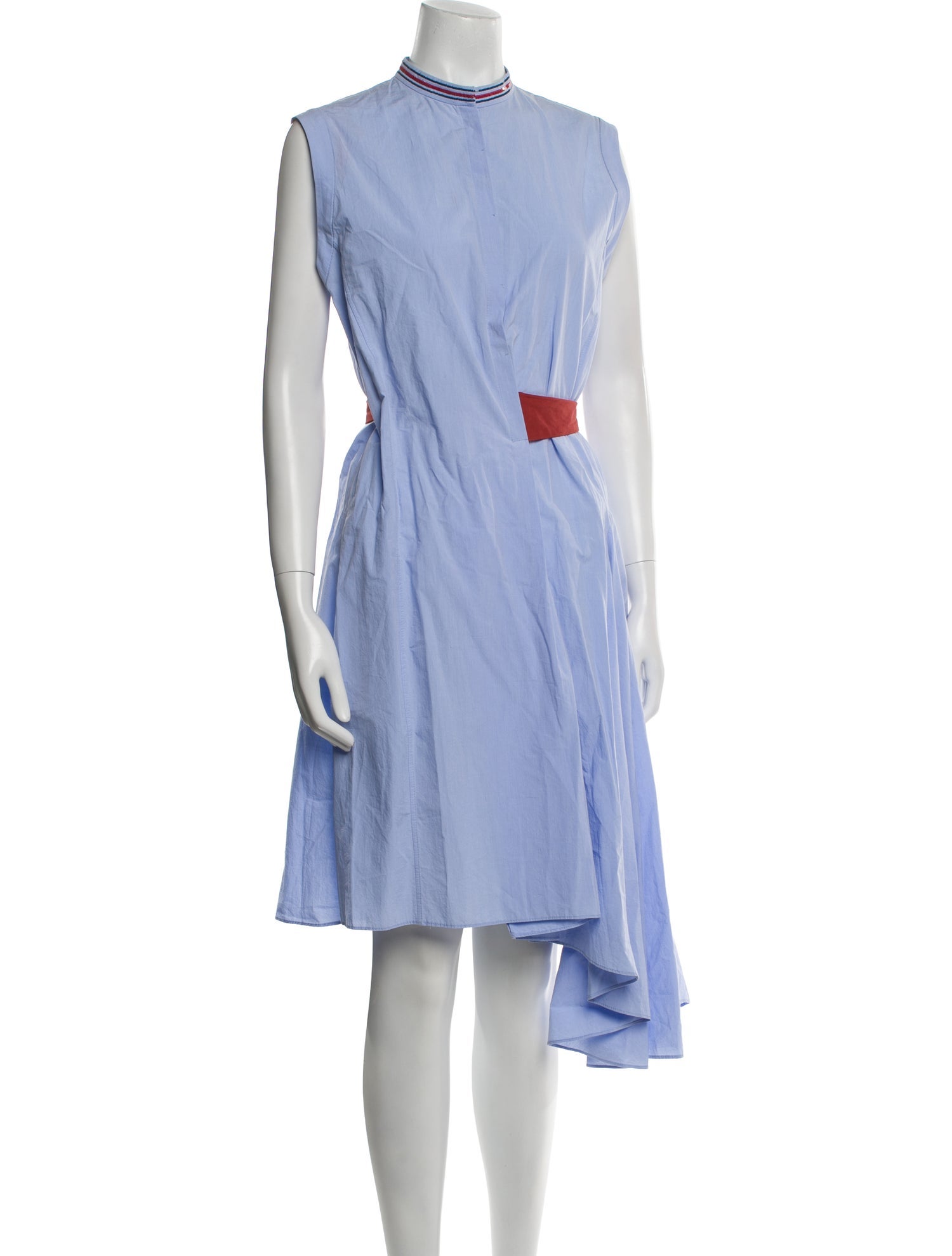 Brunello Cucinelli Mock Neck Midi Length Dress