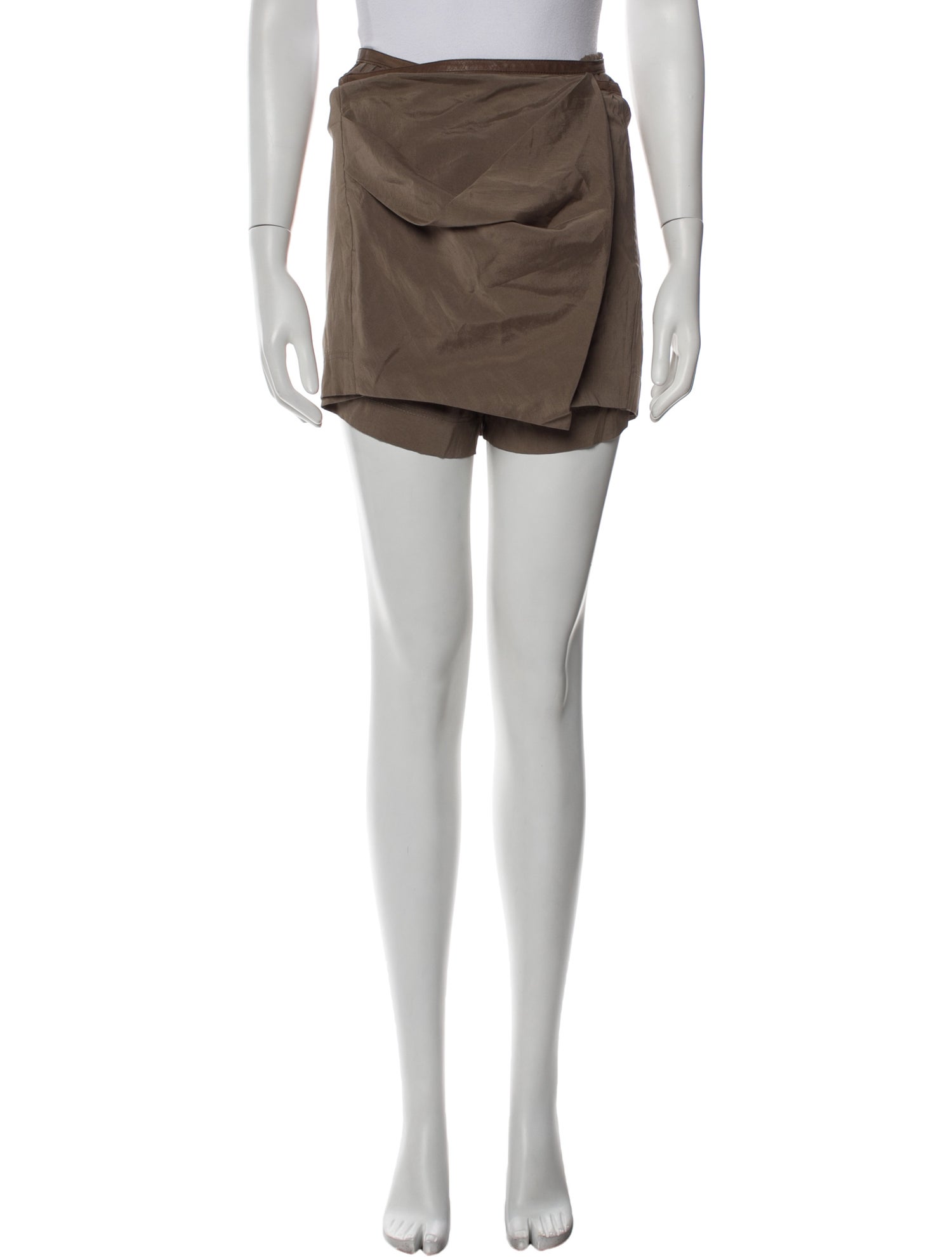 Brunello Cucinelli Silk Mini Shorts