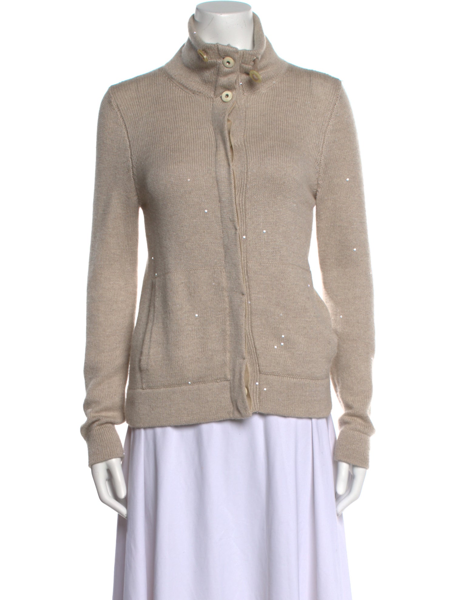 Brunello Cucinelli Cashmere Mock Neck Sweater