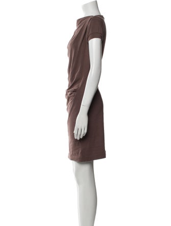 Brunello Cucinelli Cowl Neck Mini Dress