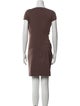Brunello Cucinelli Cowl Neck Mini Dress