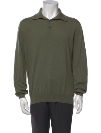 Brunello Cucinelli Cashmere Collar Polo Shirt