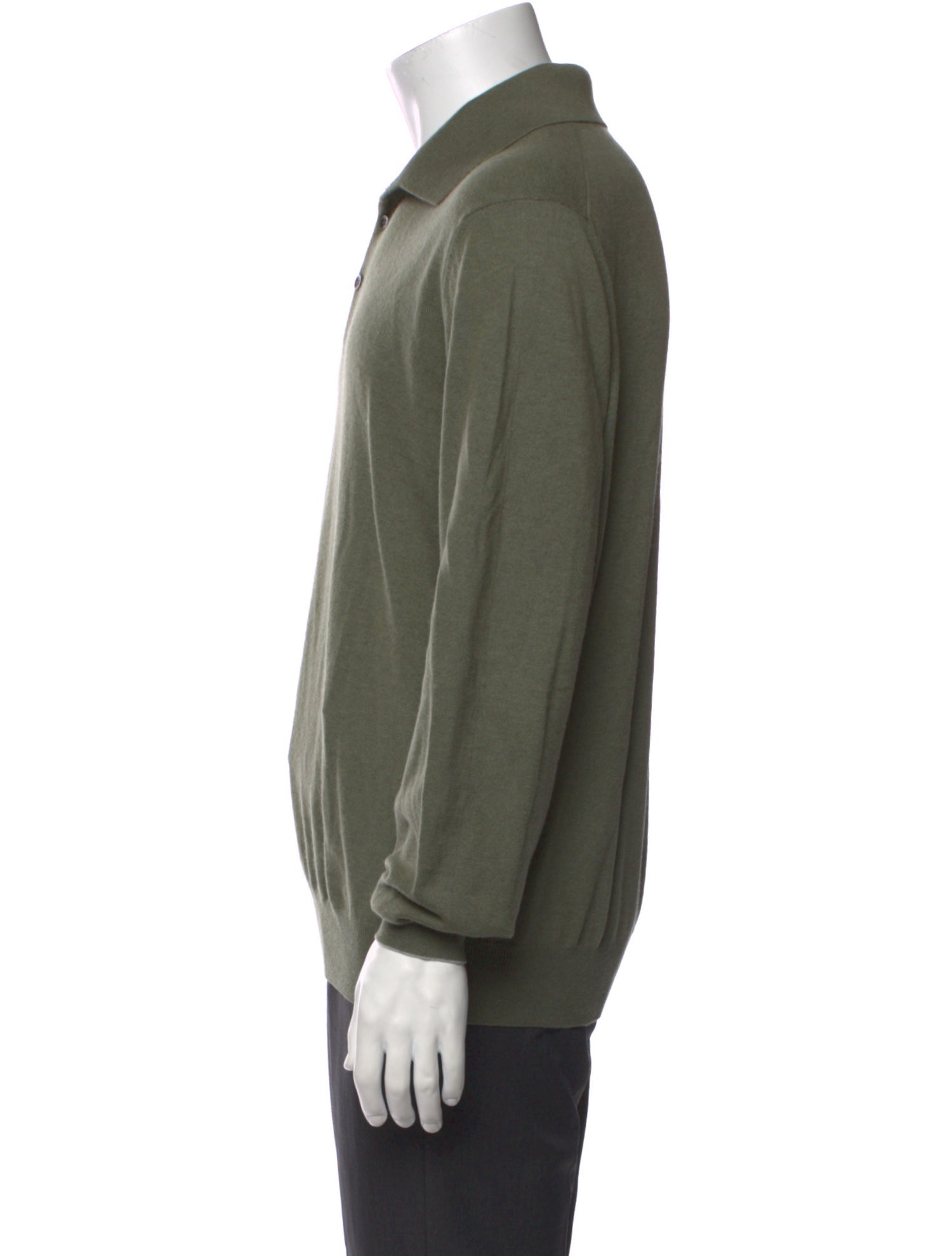Brunello Cucinelli Cashmere Collar Polo Shirt