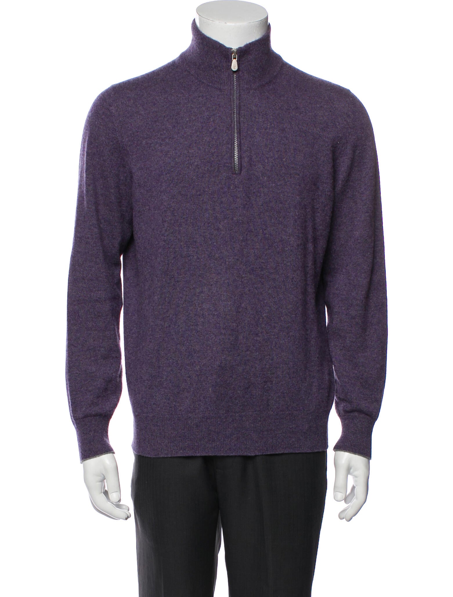 Brunello Cucinelli Cashmere Mock Neck Cardigan