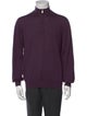 Brunello Cucinelli Virgin Wool Mock Neck Polo Sweater