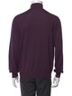 Brunello Cucinelli Virgin Wool Mock Neck Polo Sweater