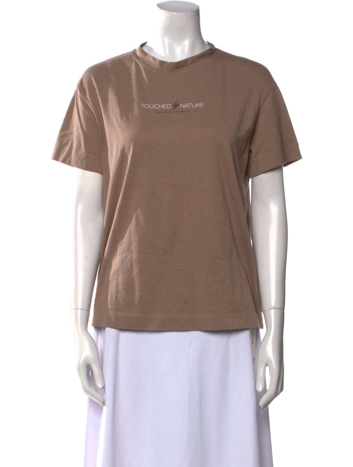 Brunello Cucinelli Graphic Print Crew Neck T-Shirt
