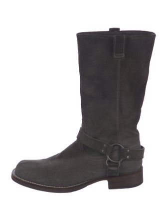 Brunello Cucinelli Suede Moto Boots