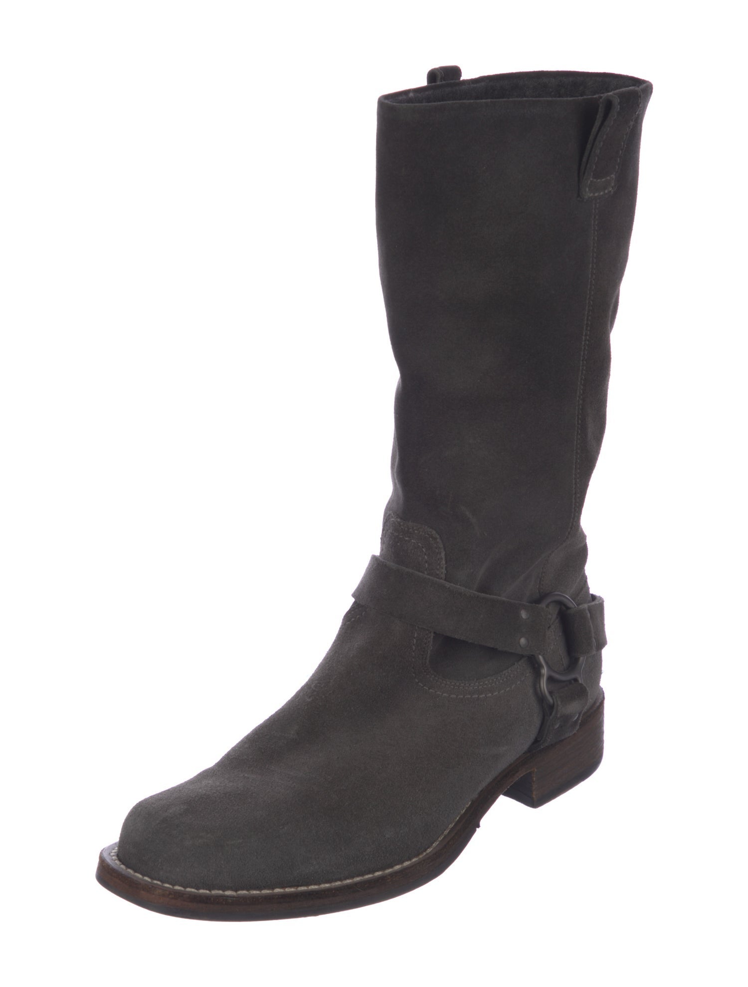 Brunello Cucinelli Suede Moto Boots