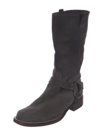Brunello Cucinelli Suede Moto Boots