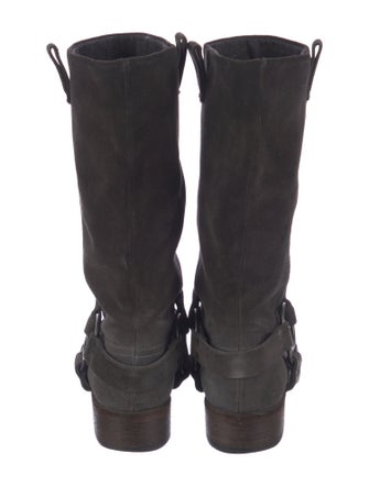 Brunello Cucinelli Suede Moto Boots
