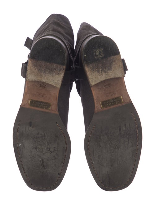 Brunello Cucinelli Suede Moto Boots