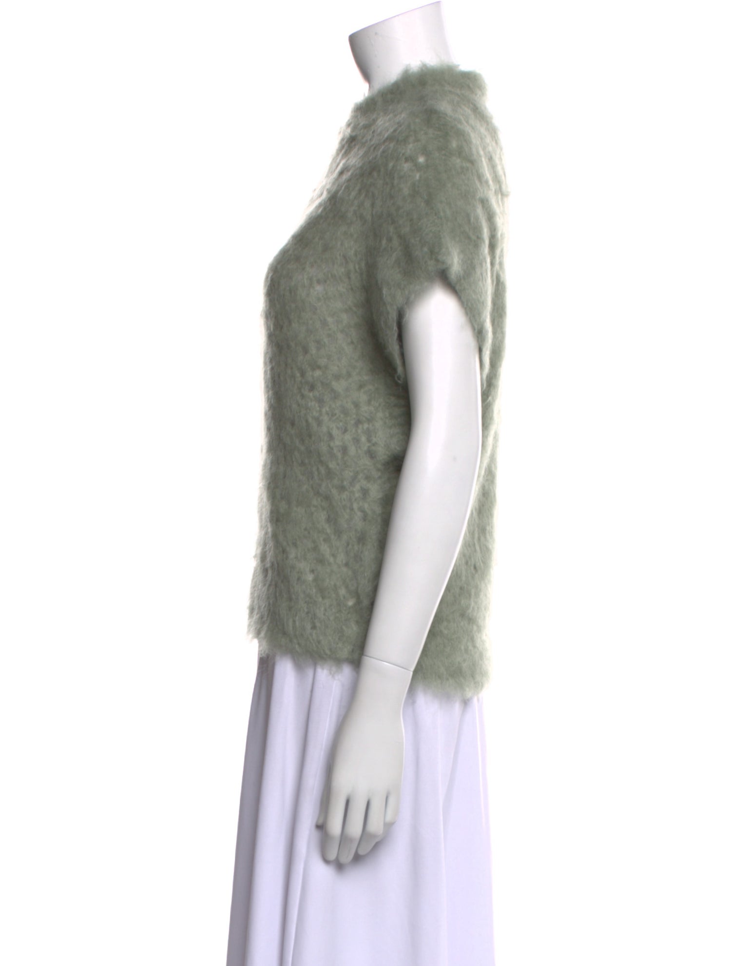 Brunello Cucinelli Mohair Mock Neck Sweater