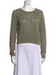 Brunello Cucinelli Linen Scoop Neck Sweater