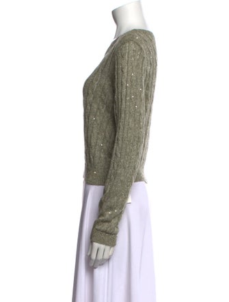 Brunello Cucinelli Linen Scoop Neck Sweater